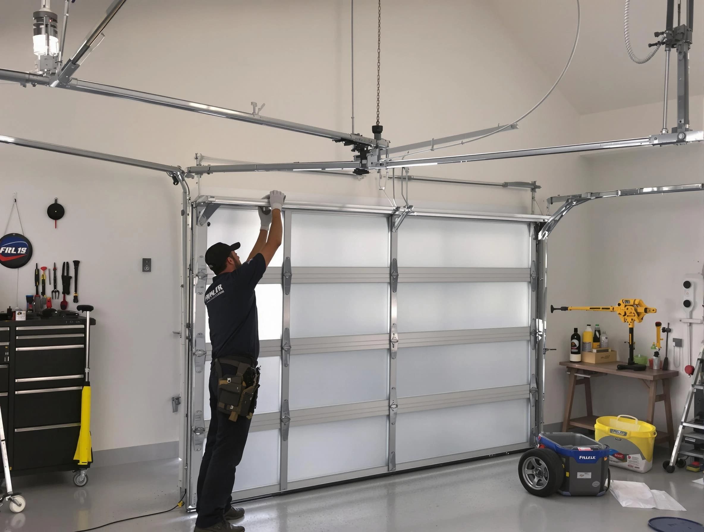 Monessen Garage Door Repair certified team performing precision garage door installation in Monessen