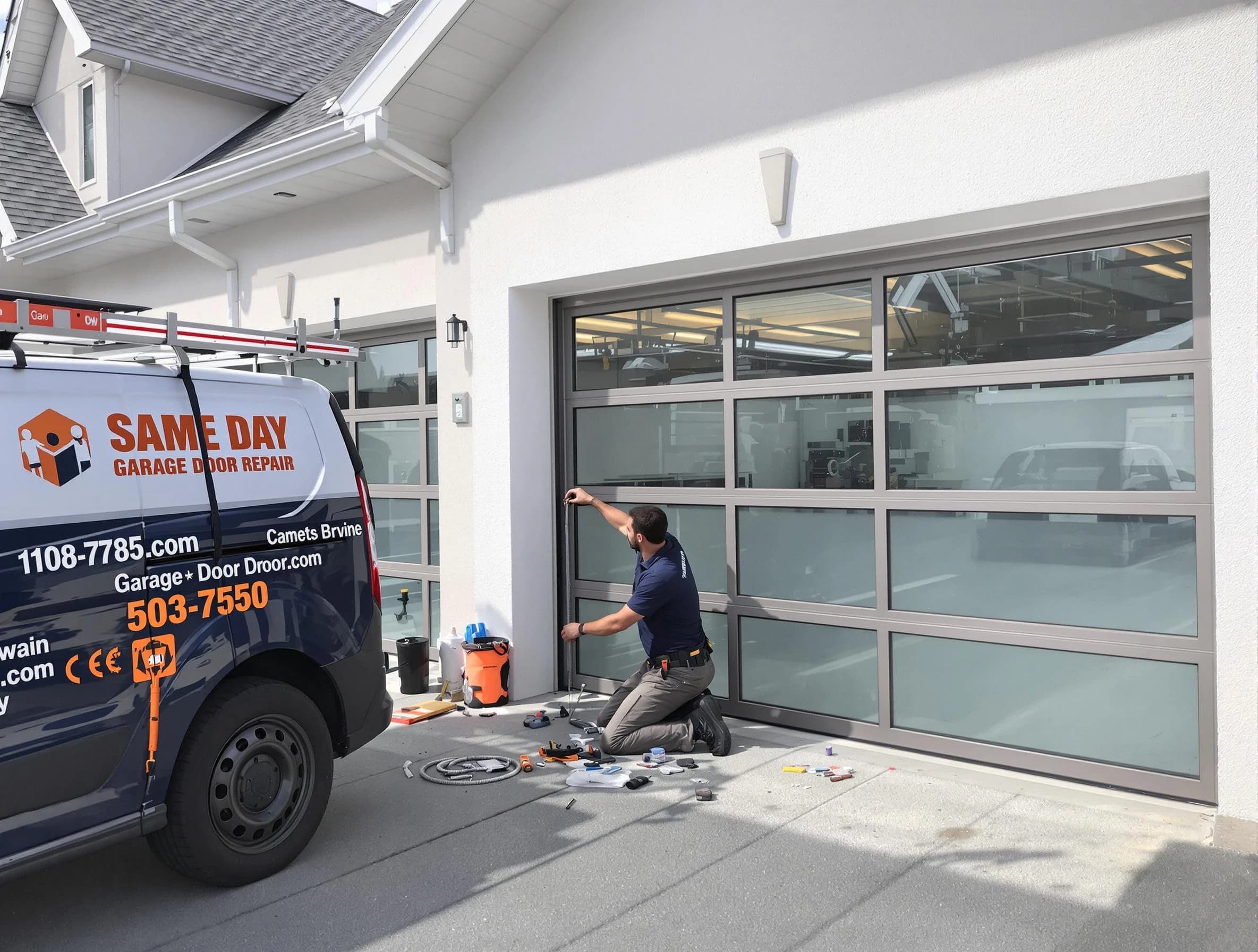 Same-day garage door repair service by Monessen Garage Door Repair in Monessen