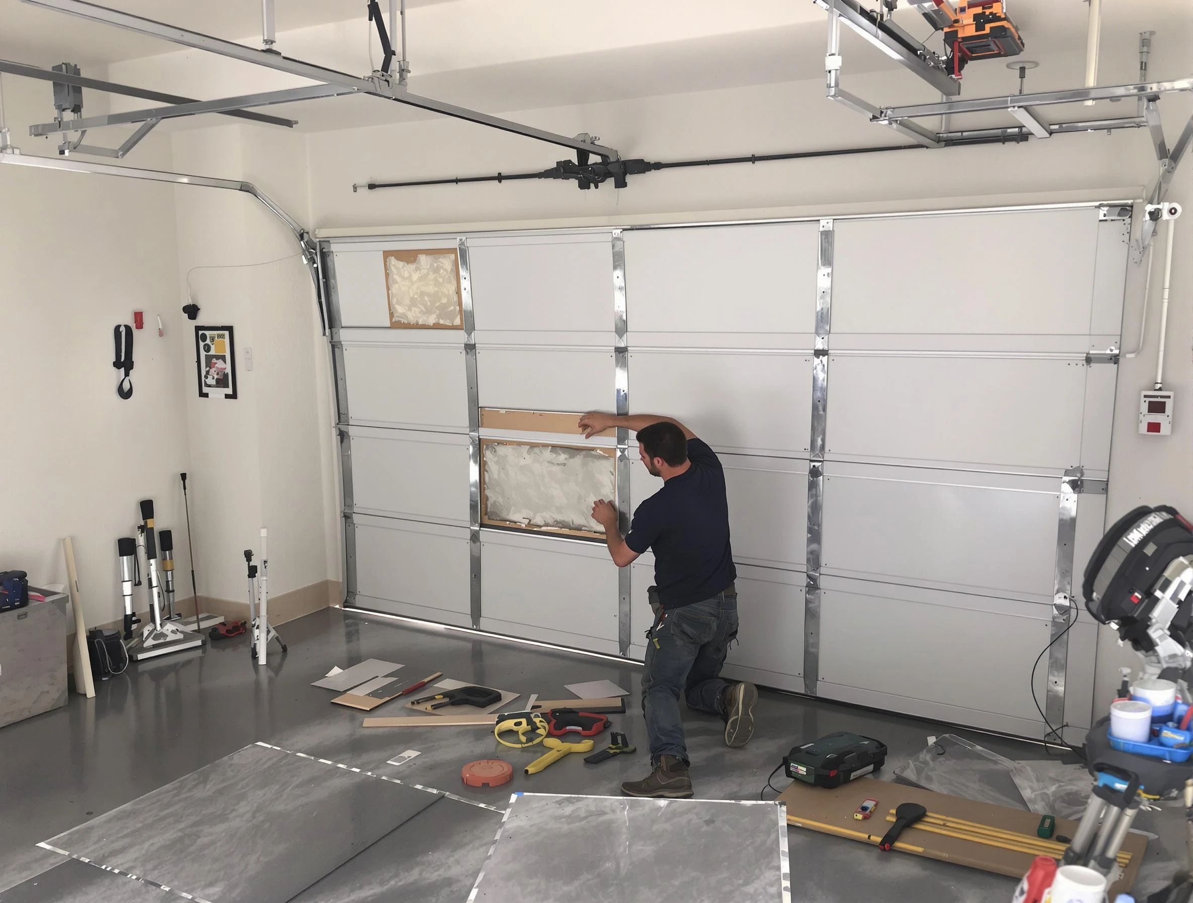 Garage Door Panel Repair in Monessen