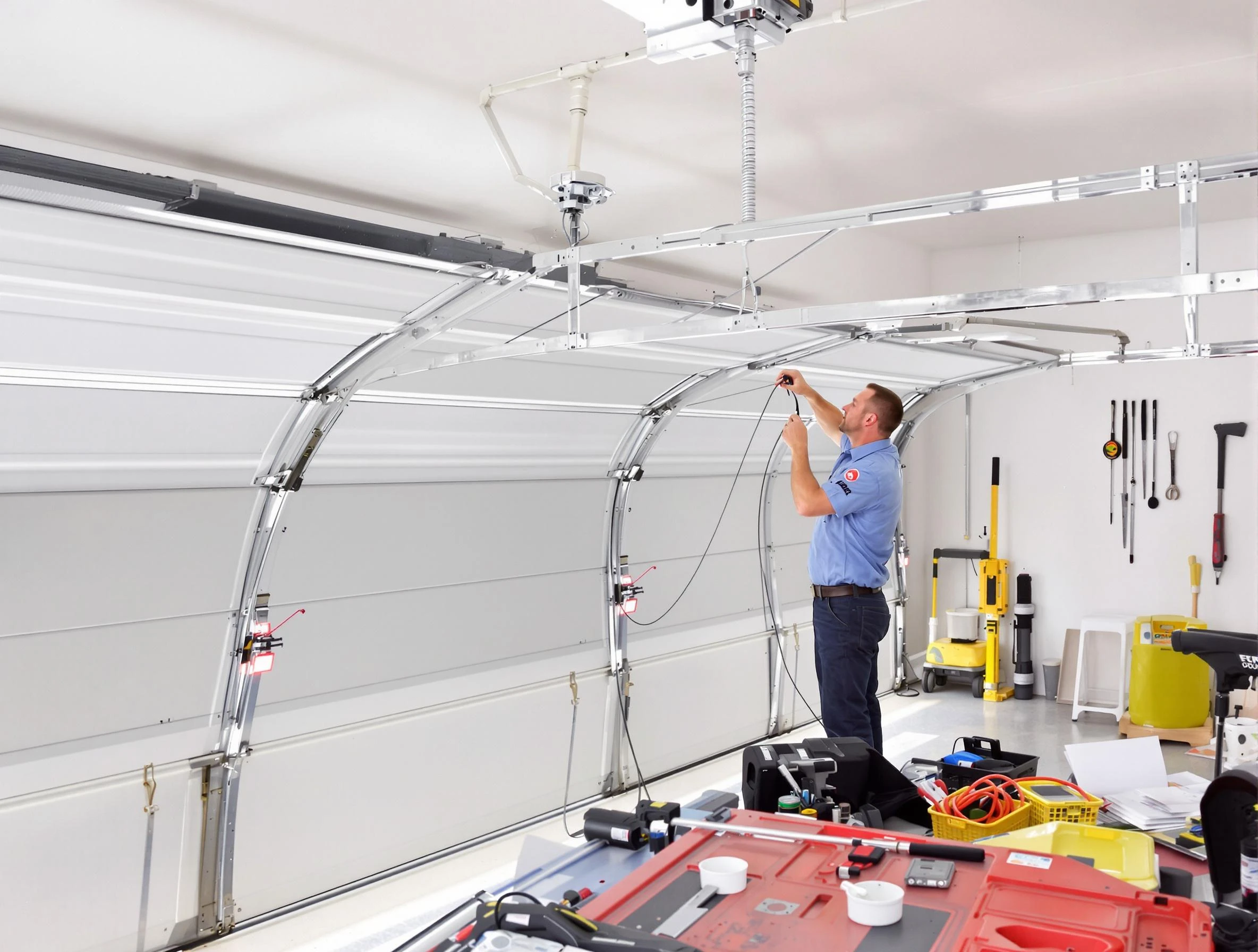 Garage door cable repair service by Monessen Garage Door Repair in Monessen