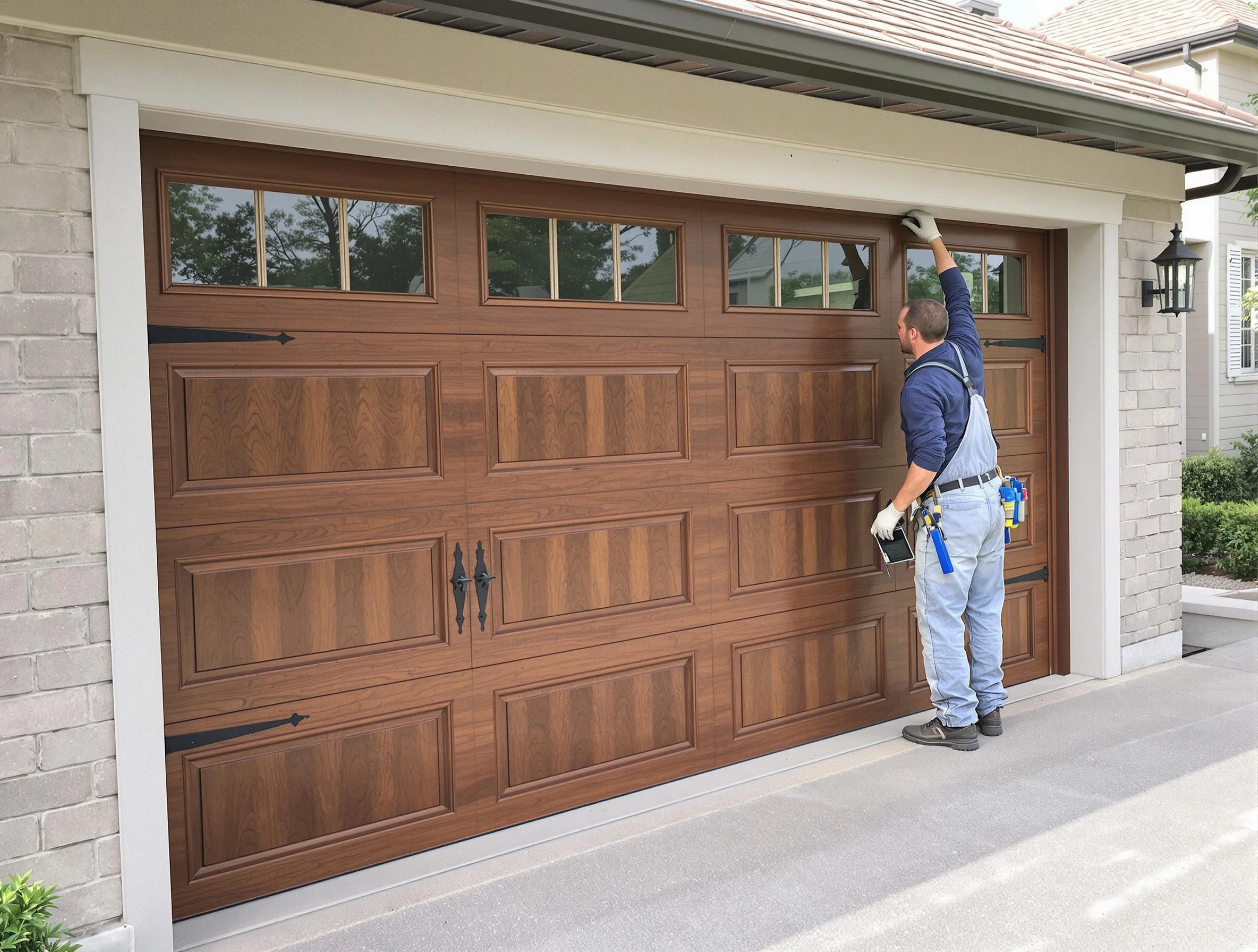 Custom garage door showcase by Monessen Garage Door Repair in Monessen