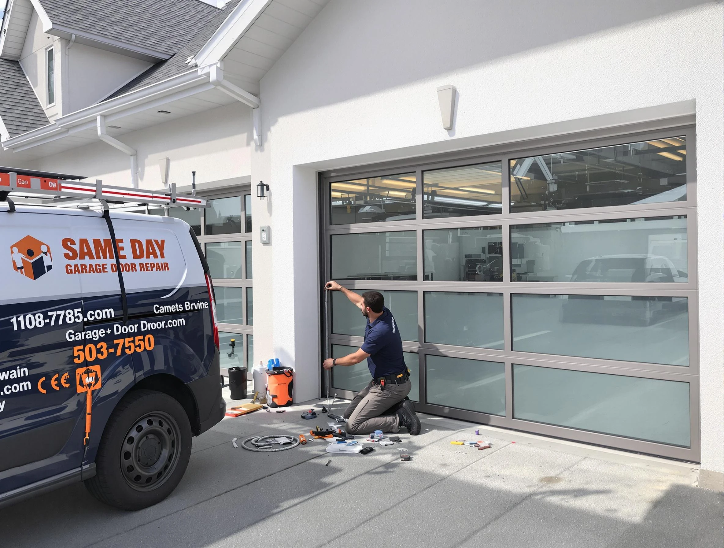 Same-day garage door repair service by Monessen Garage Door Repair in Monessen